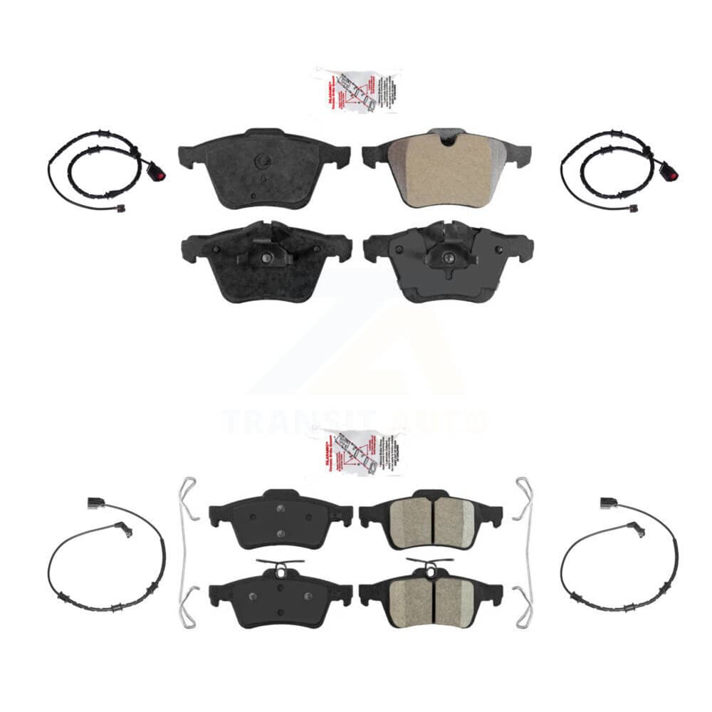 AmeriBRAKES - KNW-100353 - Front and Rear Disc Brake Pad Kits