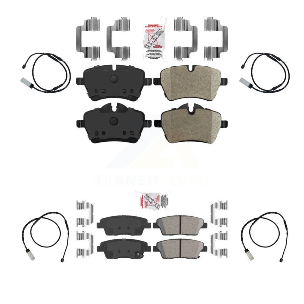AmeriBRAKES - KNW-100378 - Front and Rear Disc Brake Pad Kits