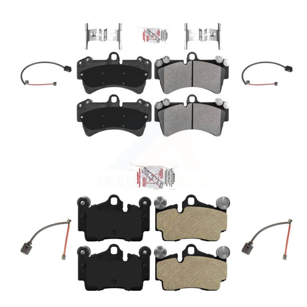 AmeriBRAKES - KNW-100380 - Front and Rear Disc Brake Pad Kits