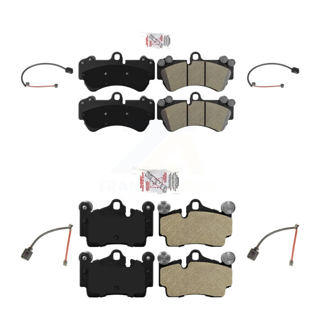 AmeriBRAKES - KNW-100381 - Front and Rear Disc Brake Pad Kits