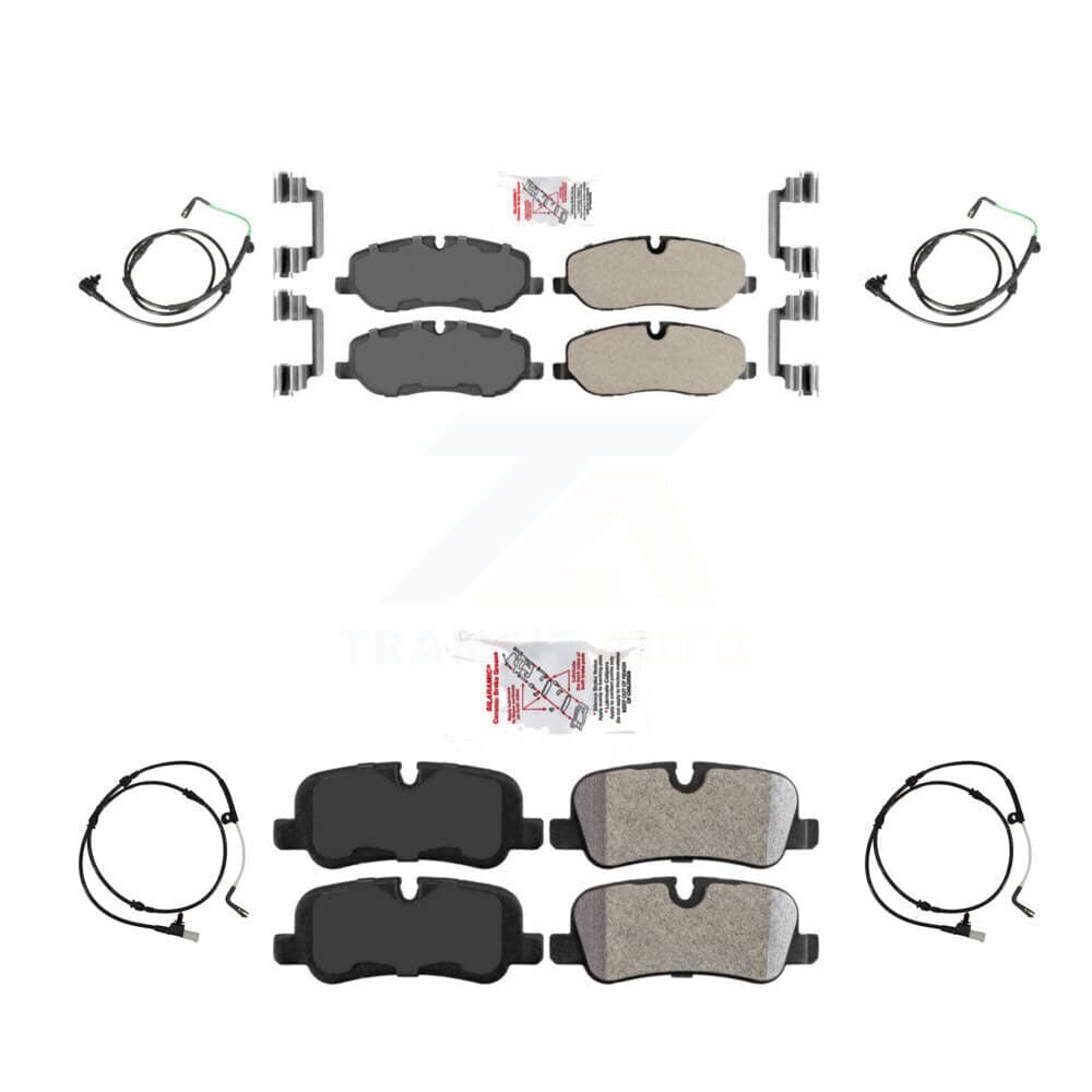 AmeriBRAKES - KNW-100383 - Front and Rear Disc Brake Pad Kits