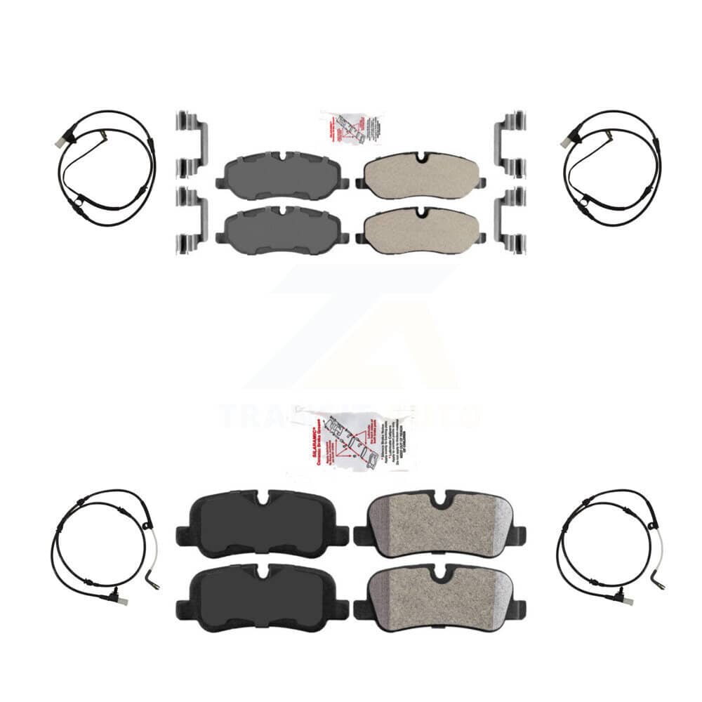 AmeriBRAKES - KNW-100386 - Front and Rear Disc Brake Pad Kits