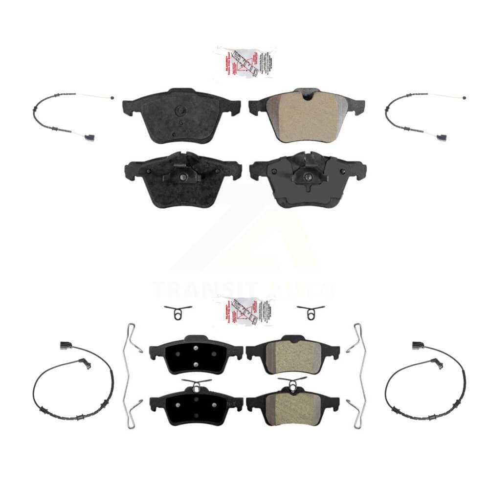 AmeriBRAKES - KNW-100389 - Front and Rear Disc Brake Pad Kits