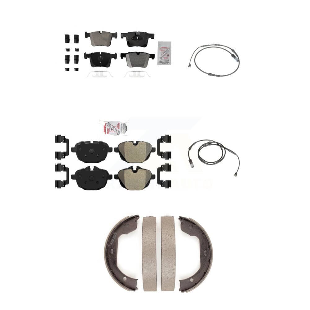 AmeriBRAKES - KNW-100392 - Front and Rear Disc Brake Pad Kits