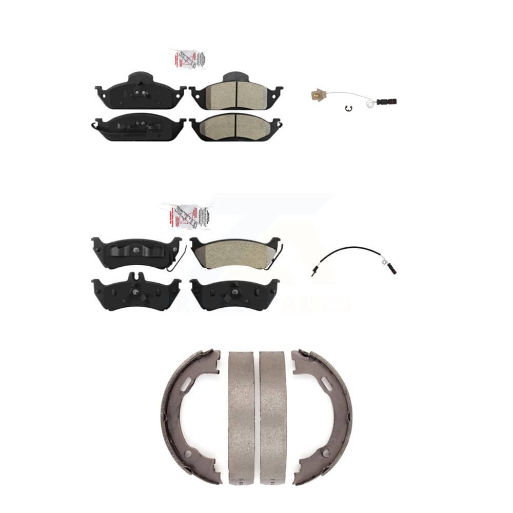AmeriBRAKES - KNW-100394 - Front and Rear Disc Brake Pad Kits
