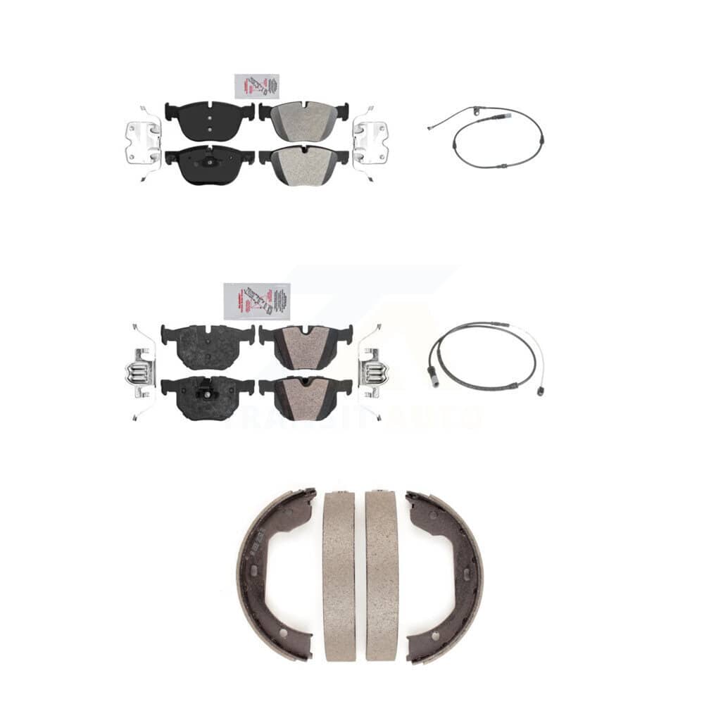 AmeriBRAKES - KNW-100407 - Front and Rear Disc Brake Pad Kits