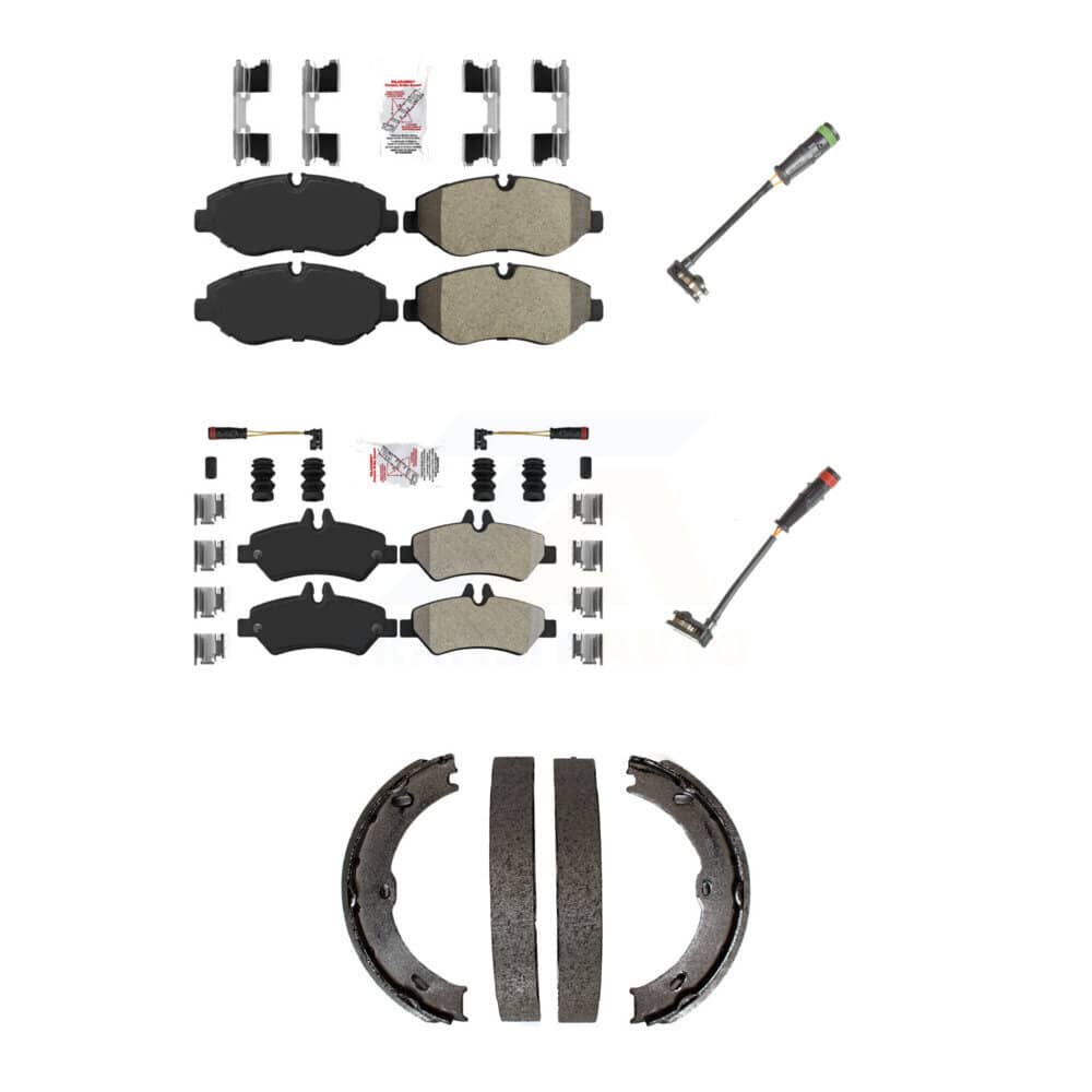 AmeriBRAKES - KNW-100437 - Front and Rear Disc Brake Pad Kits