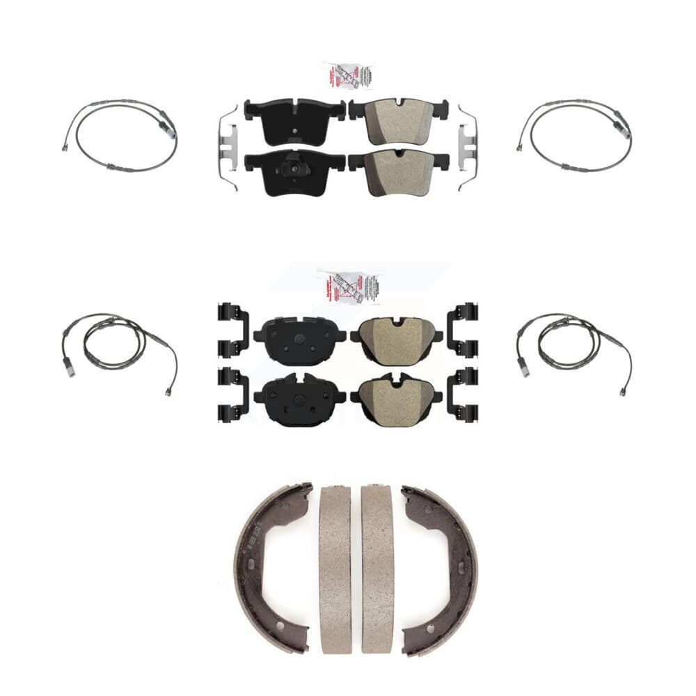 AmeriBRAKES - KNW-100527 - Front and Rear Disc Brake Pad Kits