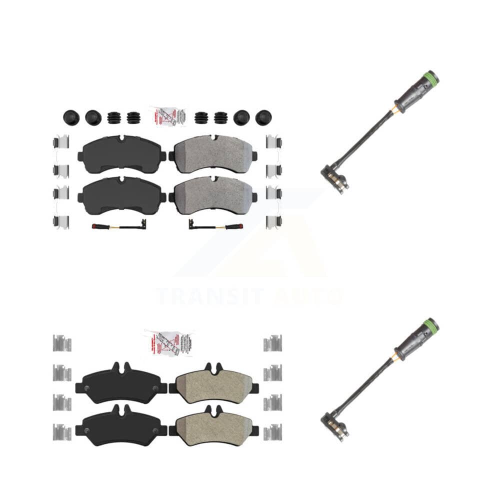 AmeriBRAKES - KNW-101125 - Front and Rear Disc Brake Pad Kits