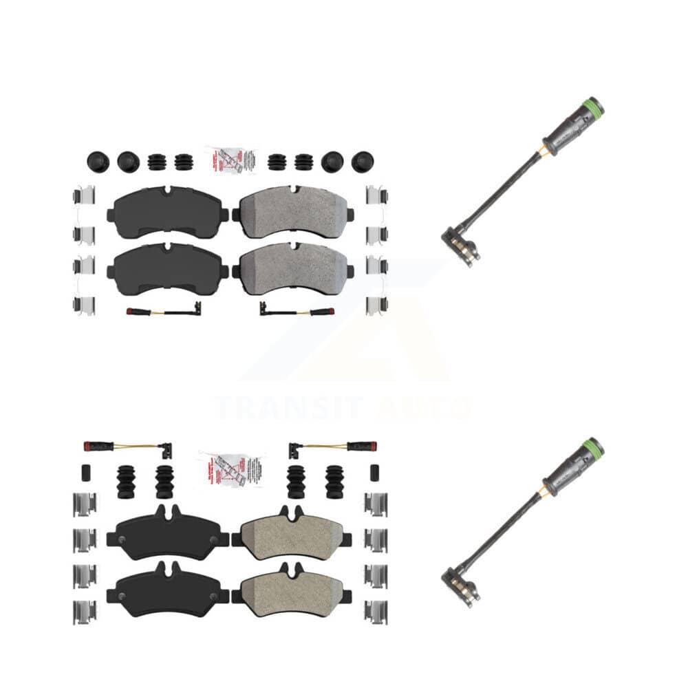 AmeriBRAKES - KNW-101127 - Front and Rear Disc Brake Pad Kits