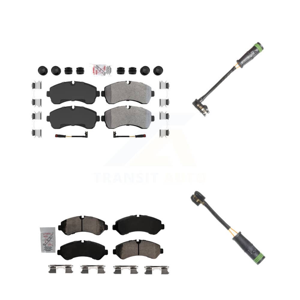 AmeriBRAKES - KNW-101132 - Front and Rear Disc Brake Pad Kits