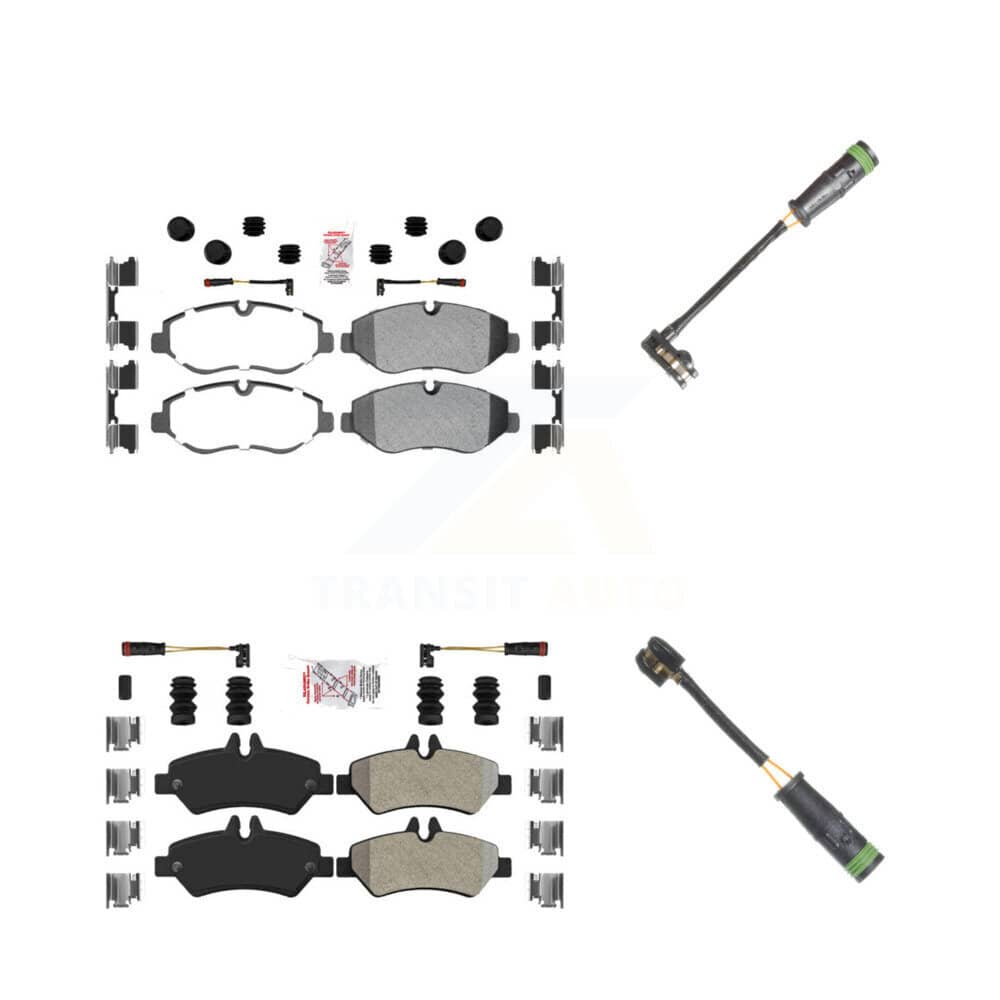 AmeriBRAKES - KNW-101137 - Front and Rear Disc Brake Pad Kits