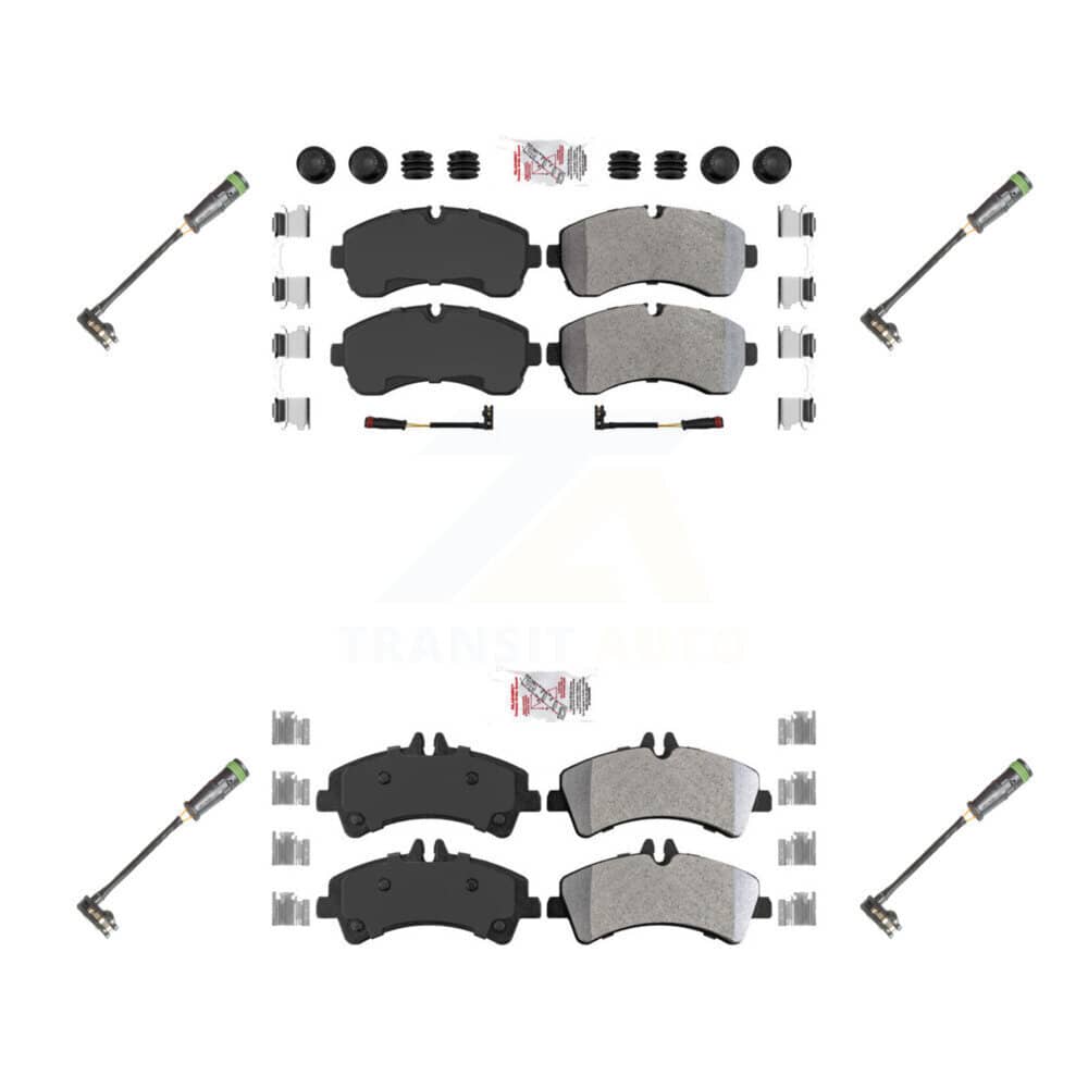 AmeriBRAKES - KNW-101160 - Front and Rear Disc Brake Pad Kits