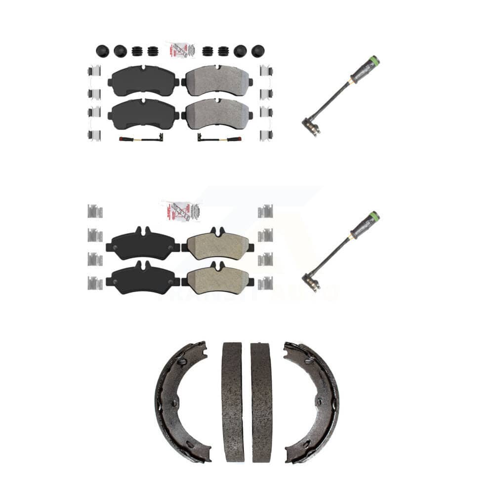 AmeriBRAKES - KNW-101170 - Front and Rear Disc Brake Pad Kits