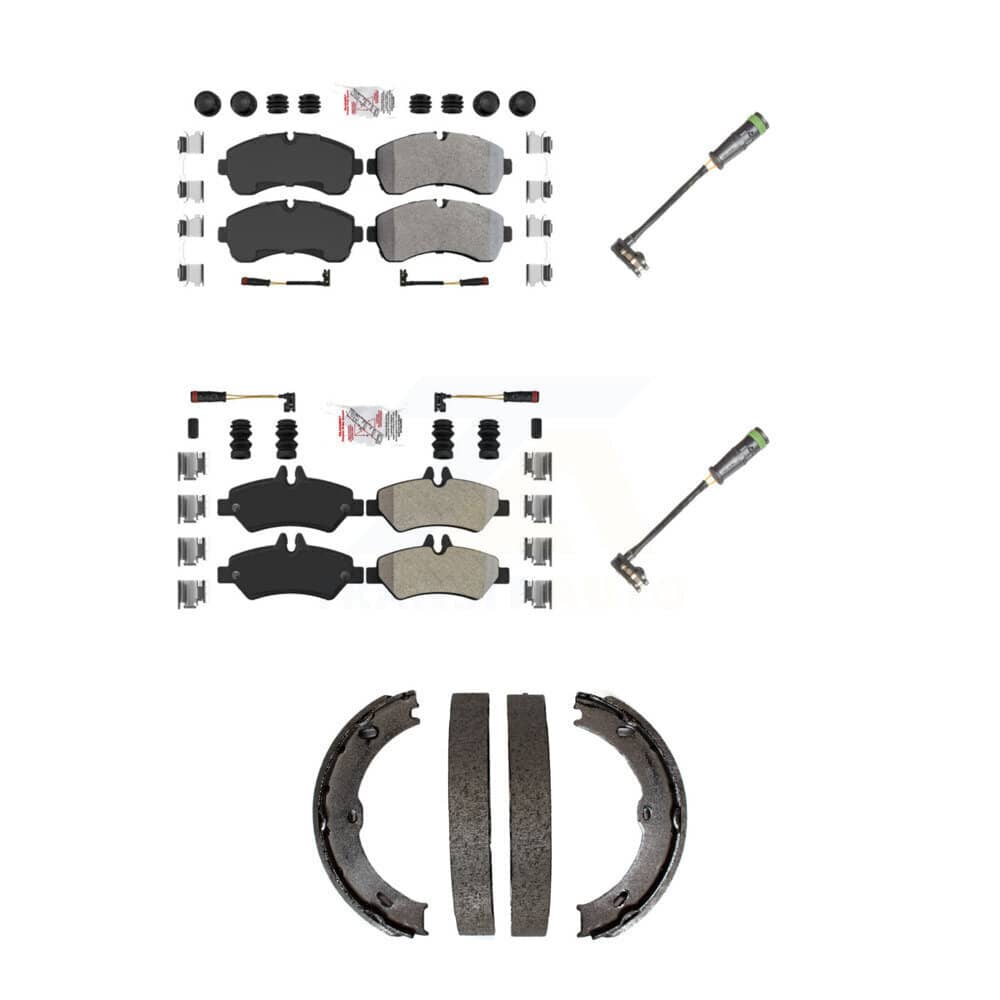 AmeriBRAKES - KNW-101171 - Front and Rear Disc Brake Pad Kits
