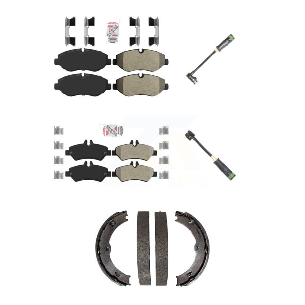 AmeriBRAKES - KNW-101185 - Front and Rear Disc Brake Pad Kits