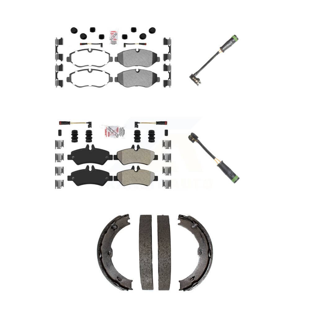 AmeriBRAKES - KNW-101188 - Front and Rear Disc Brake Pad Kits