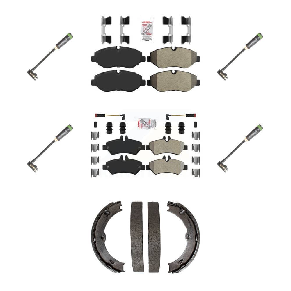 AmeriBRAKES - KNW-101212 - Front and Rear Disc Brake Pad Kits
