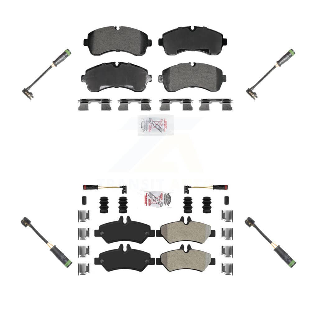 AmeriBRAKES - KNW-101257 - Front and Rear Disc Brake Pad Kits