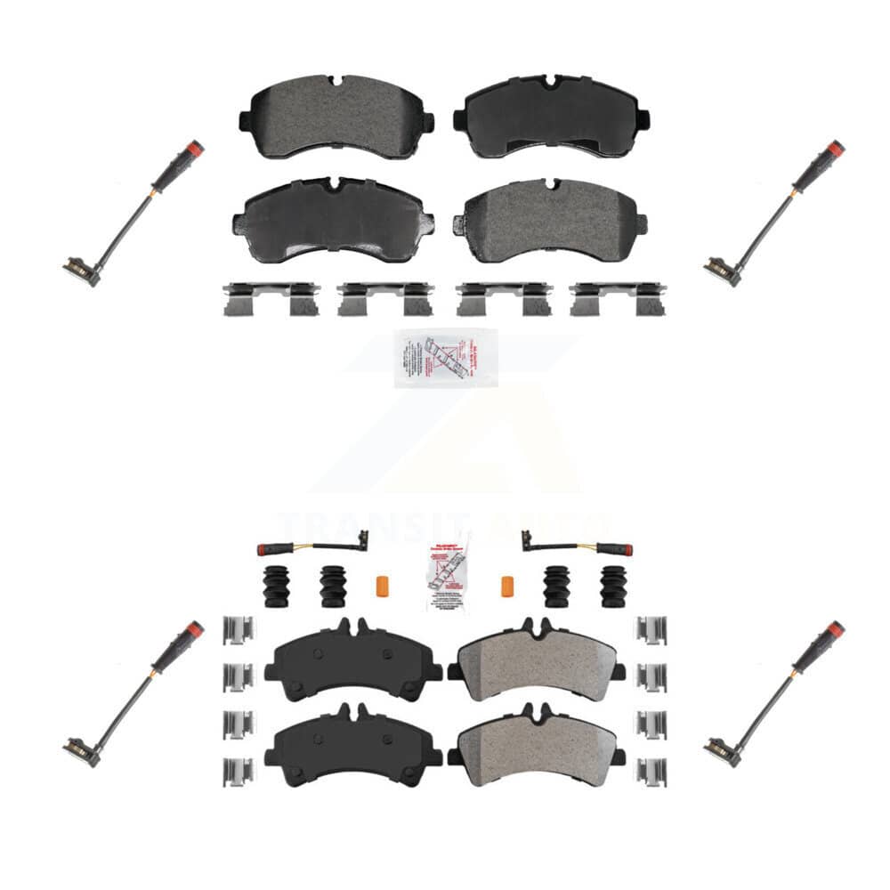 AmeriBRAKES - KNW-101284 - Front and Rear Disc Brake Pad Kits