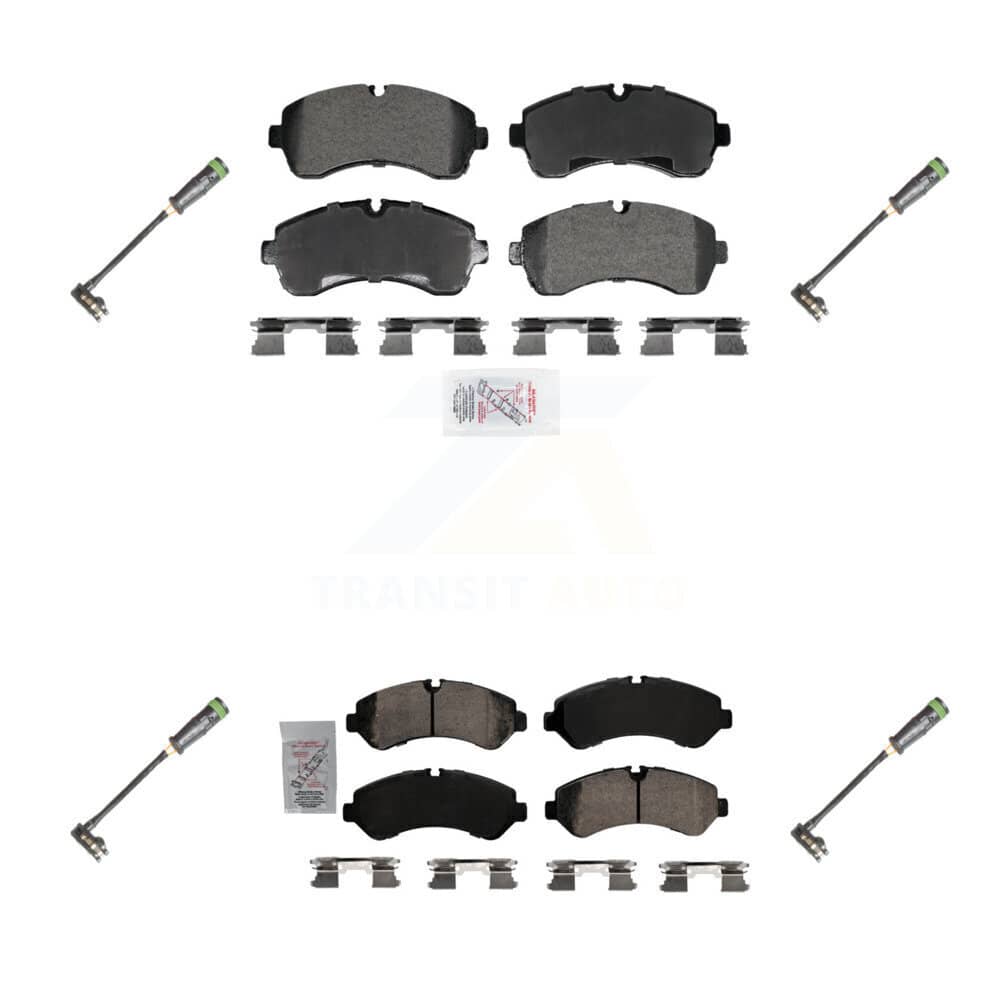 AmeriBRAKES - KNW-101293 - Front and Rear Disc Brake Pad Kits