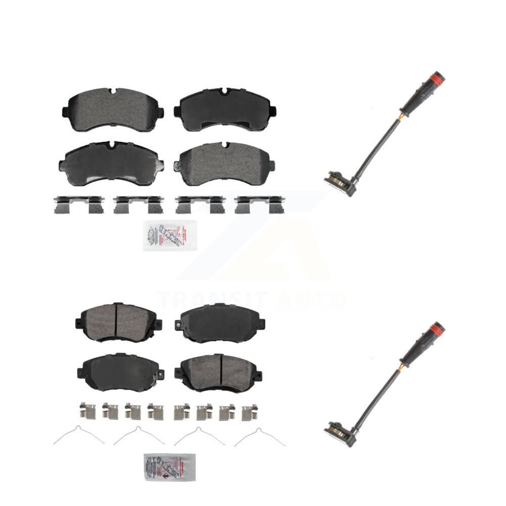 AmeriBRAKES - KNW-101306 - Front and Rear Disc Brake Pad Kits
