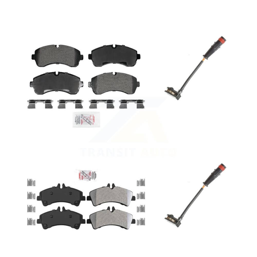 AmeriBRAKES - KNW-101311 - Front and Rear Disc Brake Pad Kits