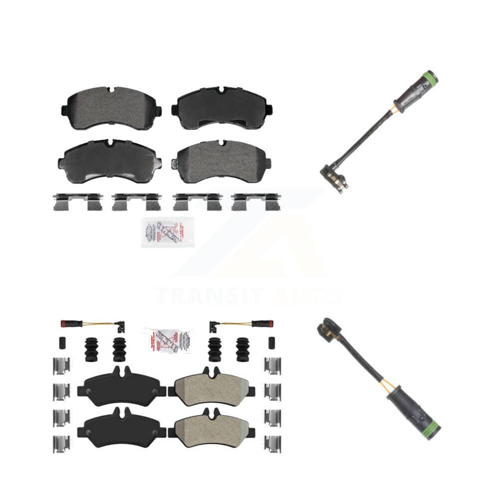 AmeriBRAKES - KNW-101317 - Front and Rear Disc Brake Pad Kits