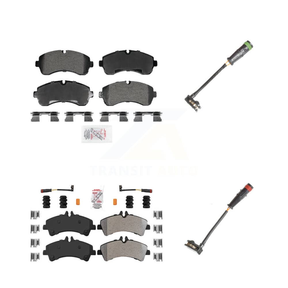 AmeriBRAKES - KNW-101322 - Front and Rear Disc Brake Pad Kits