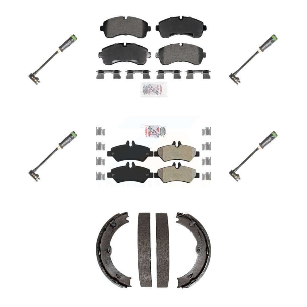 AmeriBRAKES - KNW-101377 - Front and Rear Disc Brake Pad Kits