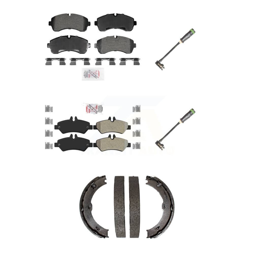 AmeriBRAKES - KNW-101381 - Front and Rear Disc Brake Pad Kits