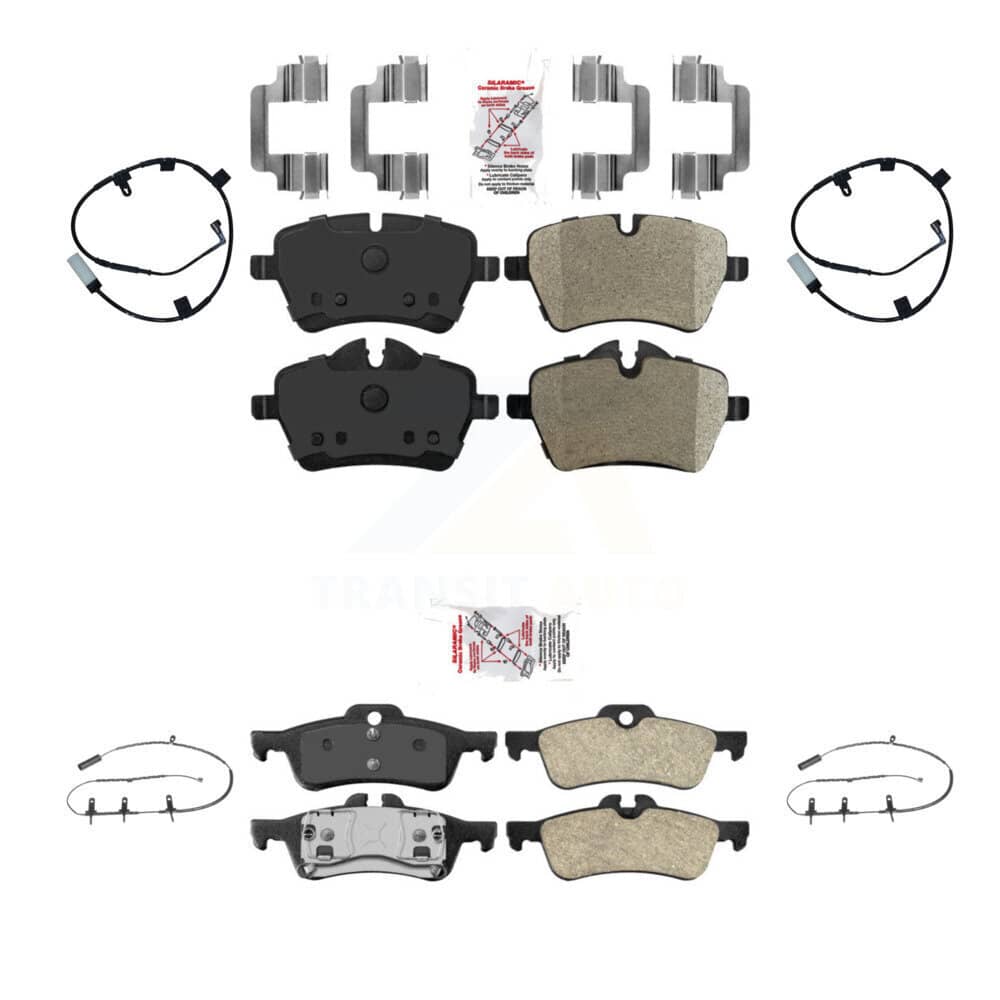 AmeriBRAKES - KNW-101414 - Front and Rear Disc Brake Pad Kits