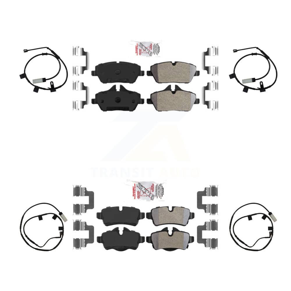AmeriBRAKES - KNW-101425 - Front and Rear Disc Brake Pad Kits