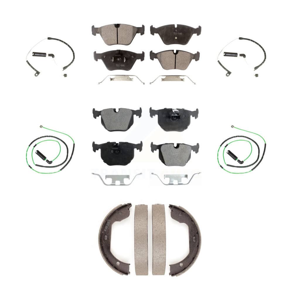 Positive Plus - KPW-100558 - Front and Rear Disc Brake Pad Kits