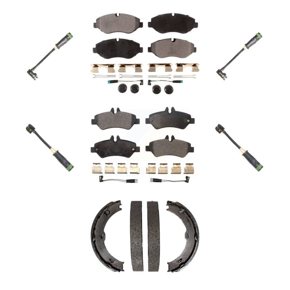 Positive Plus - KPW-101304 - Front and Rear Disc Brake Pad Kits