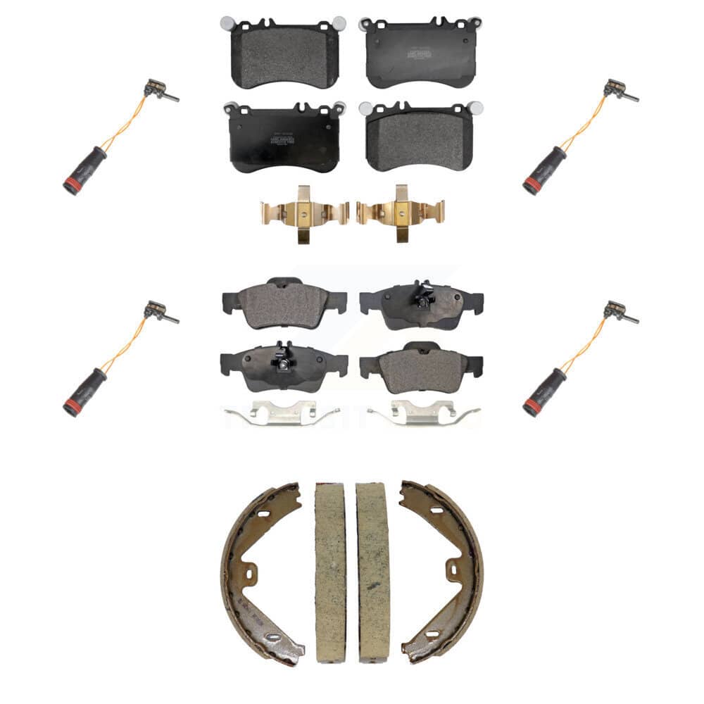 Positive Plus - KPW-101542 - Front and Rear Disc Brake Pad Kits