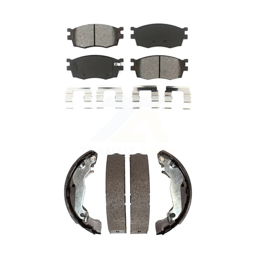 Transit Auto - KSN-100017 - Front and Rear Disc Brake Pad Kits