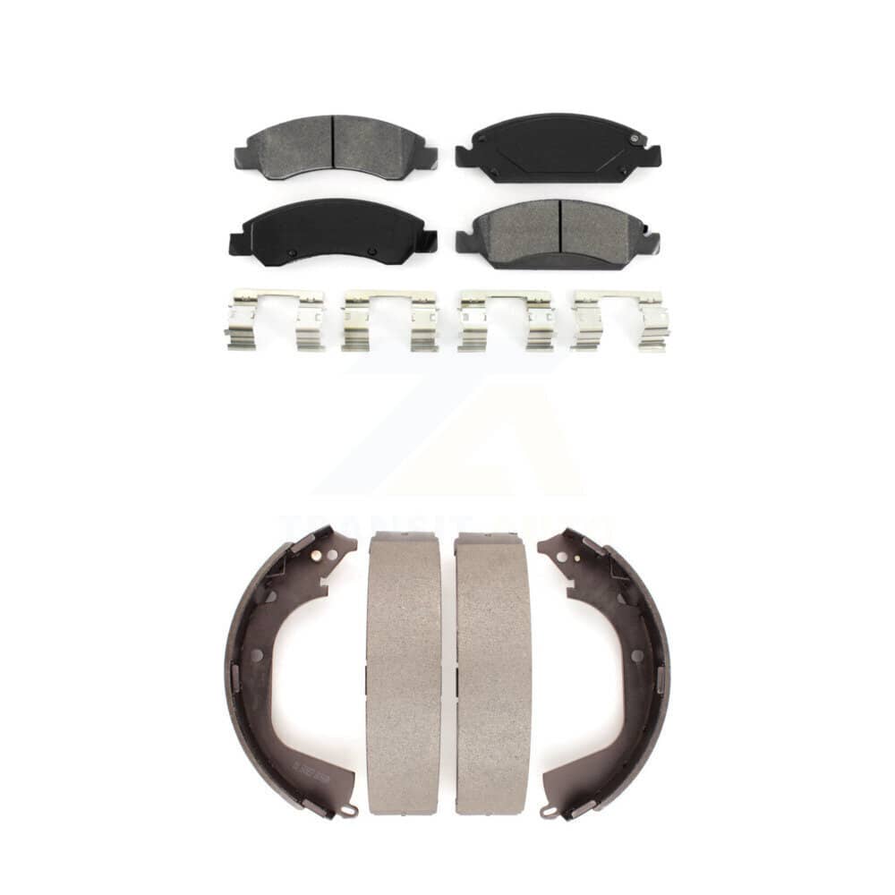 Transit Auto - KSN-100035 - Front and Rear Disc Brake Pad Kits