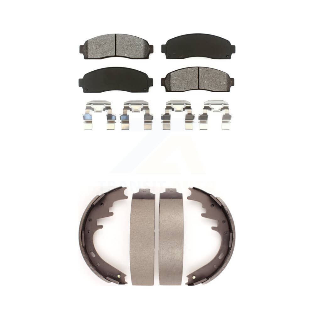 Transit Auto - KSN-100211 - Front and Rear Disc Brake Pad Kits