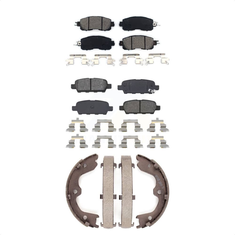 Transit Auto - KSN-100563 - Front and Rear Disc Brake Pad Kits