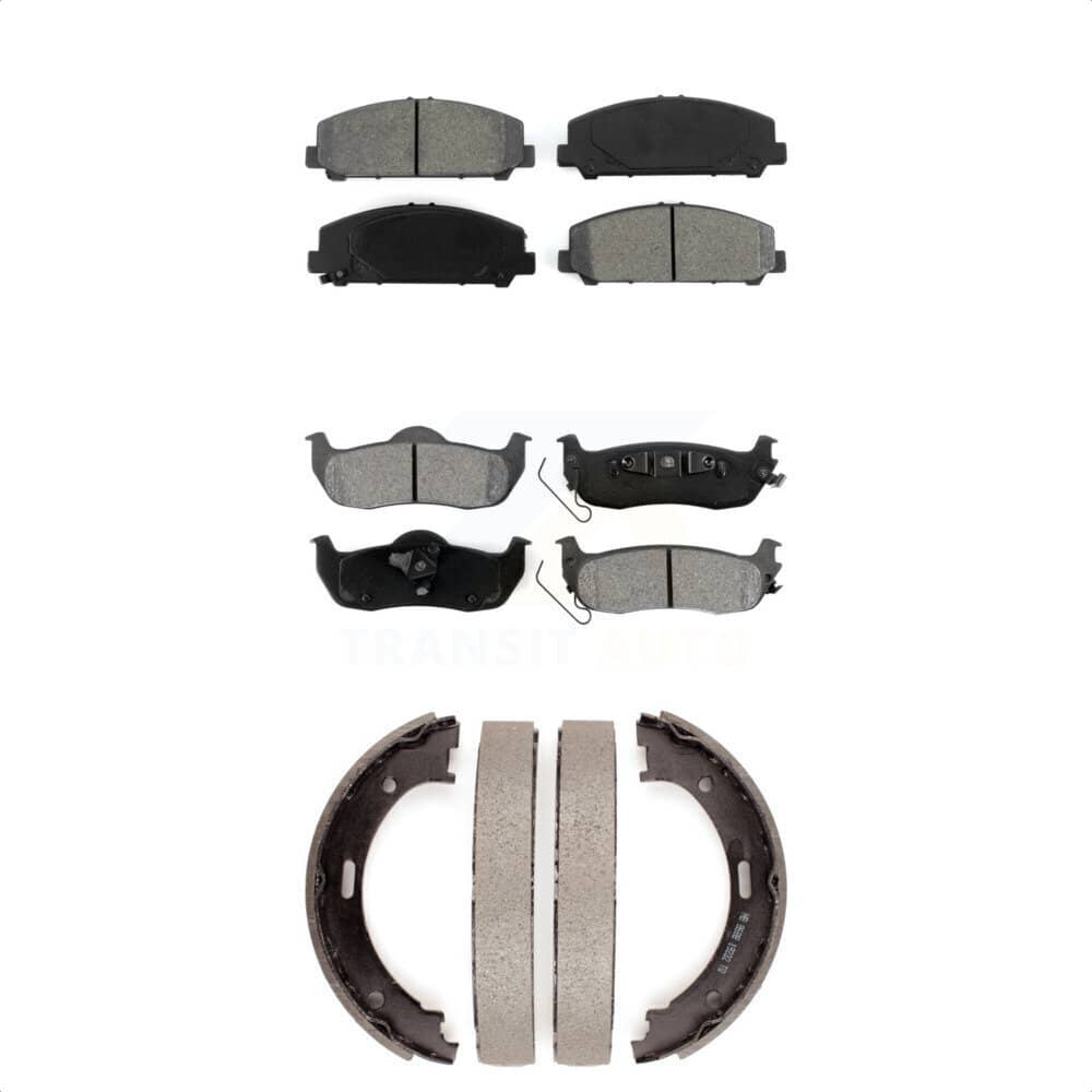 Transit Auto - KSN-100573 - Front and Rear Disc Brake Pad Kits
