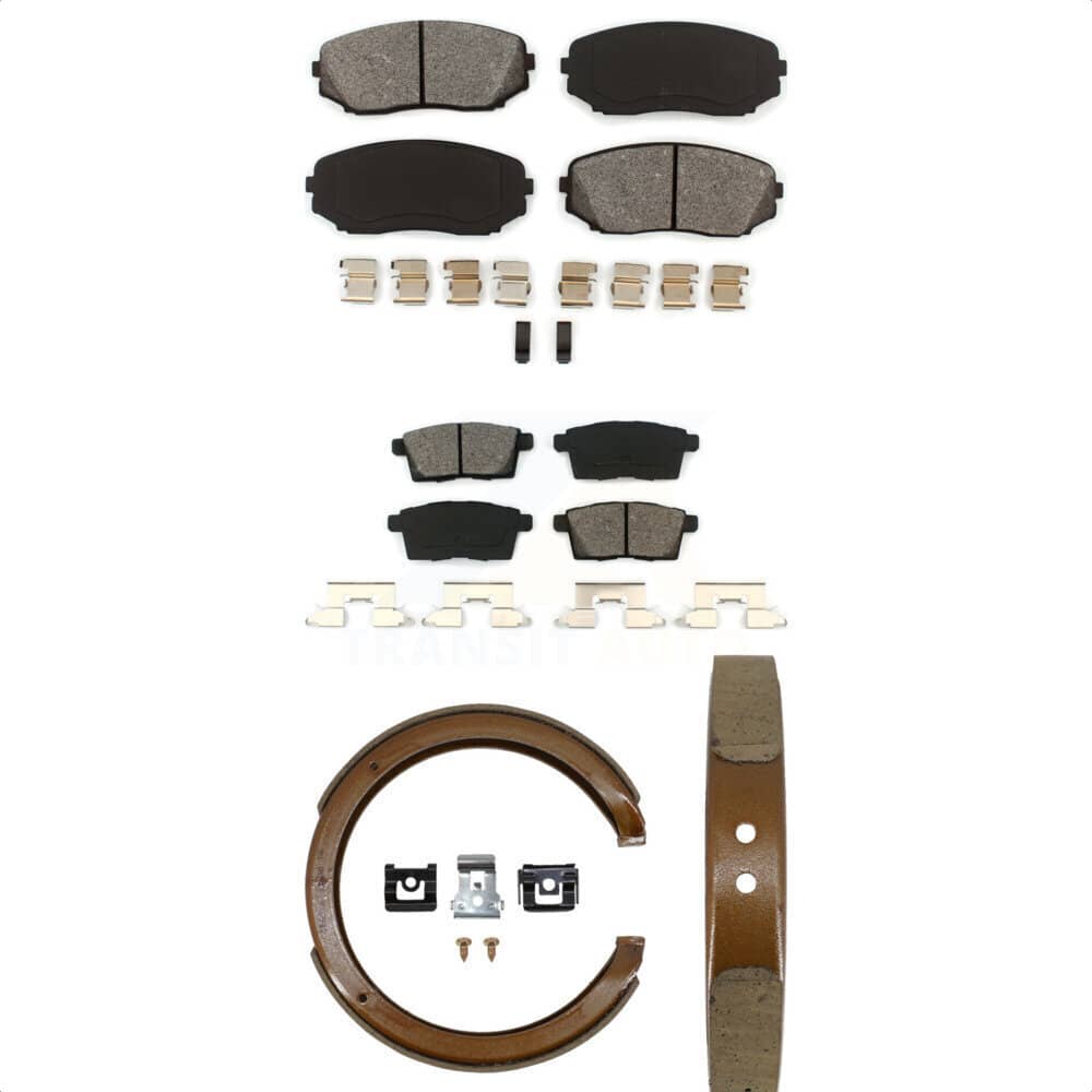 Transit Auto - KSN-100636 - Front and Rear Disc Brake Pad Kits