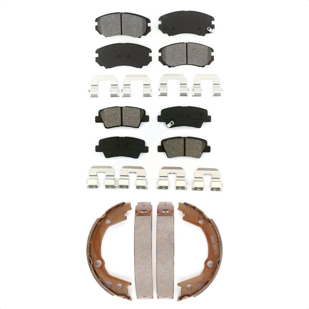 Transit Auto - KSN-100658 - Front and Rear Disc Brake Pad Kits