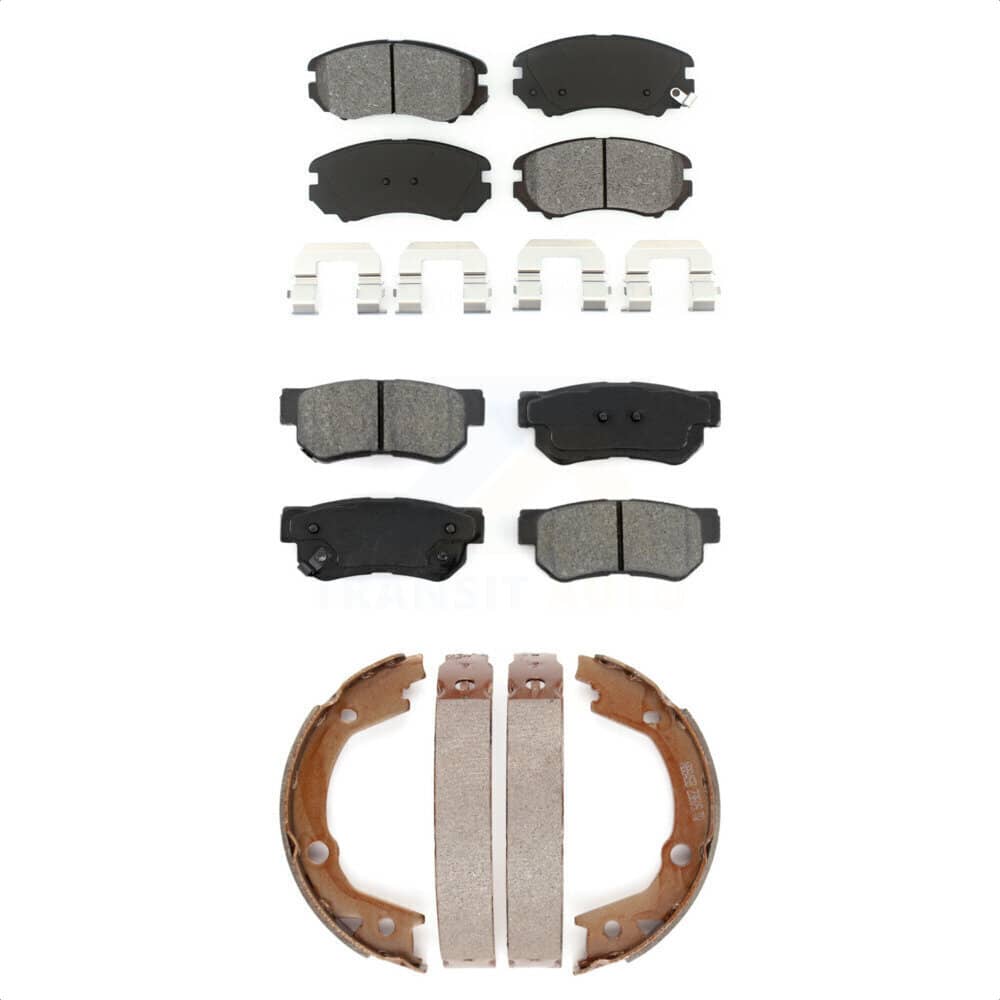 Transit Auto - KSN-100659 - Front and Rear Disc Brake Pad Kits