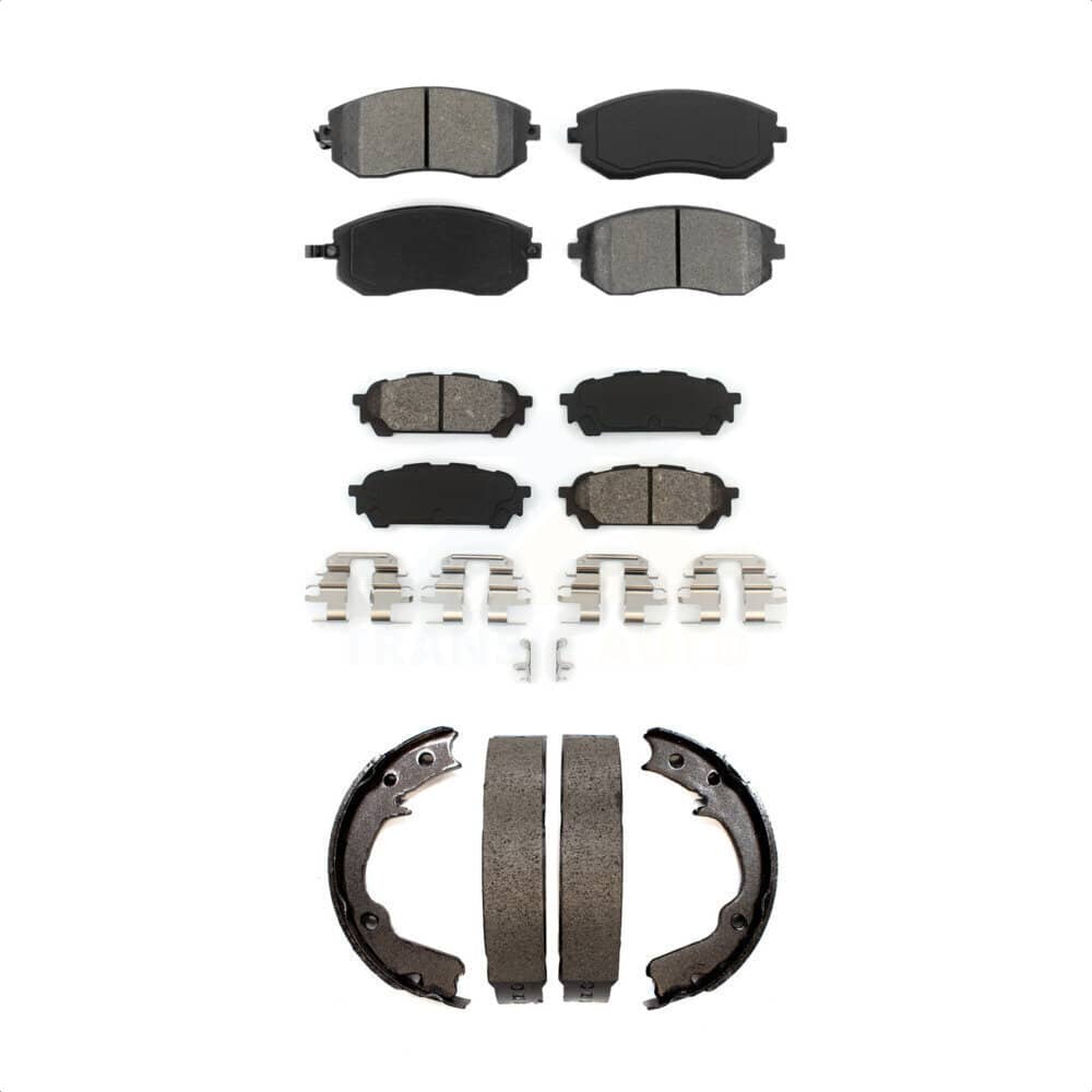 Transit Auto - KSN-100666 - Front and Rear Disc Brake Pad Kits