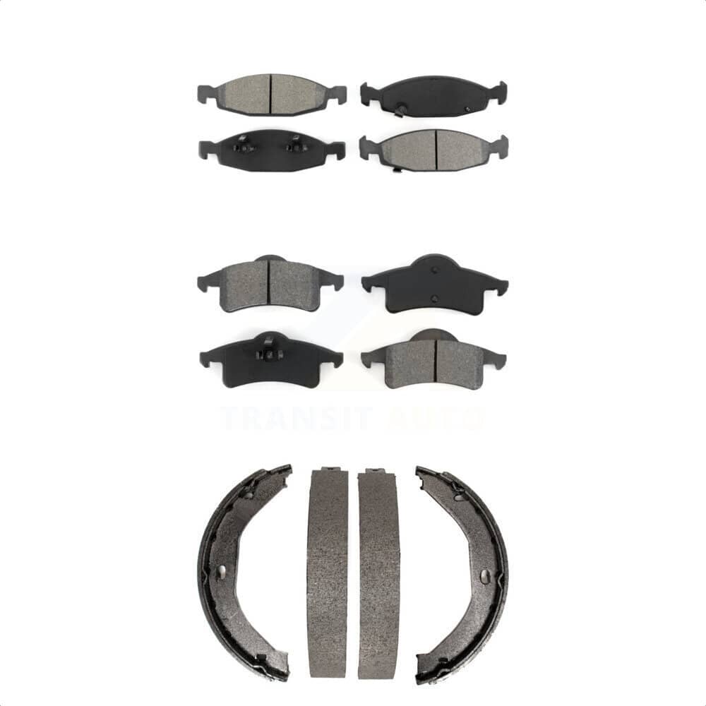 Transit Auto - KSN-100705 - Front and Rear Disc Brake Pad Kits