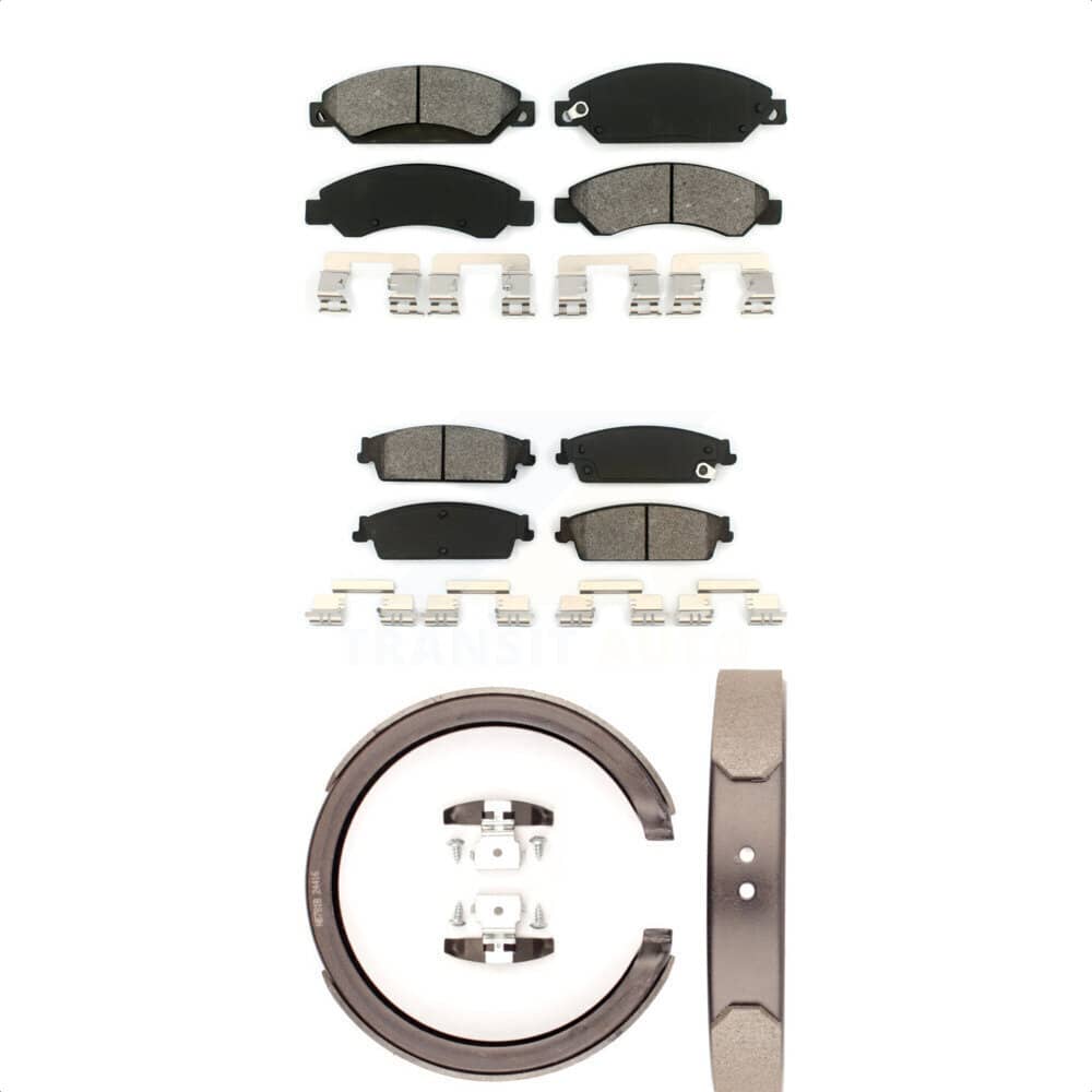 Transit Auto - KSN-100719 - Front and Rear Disc Brake Pad Kits