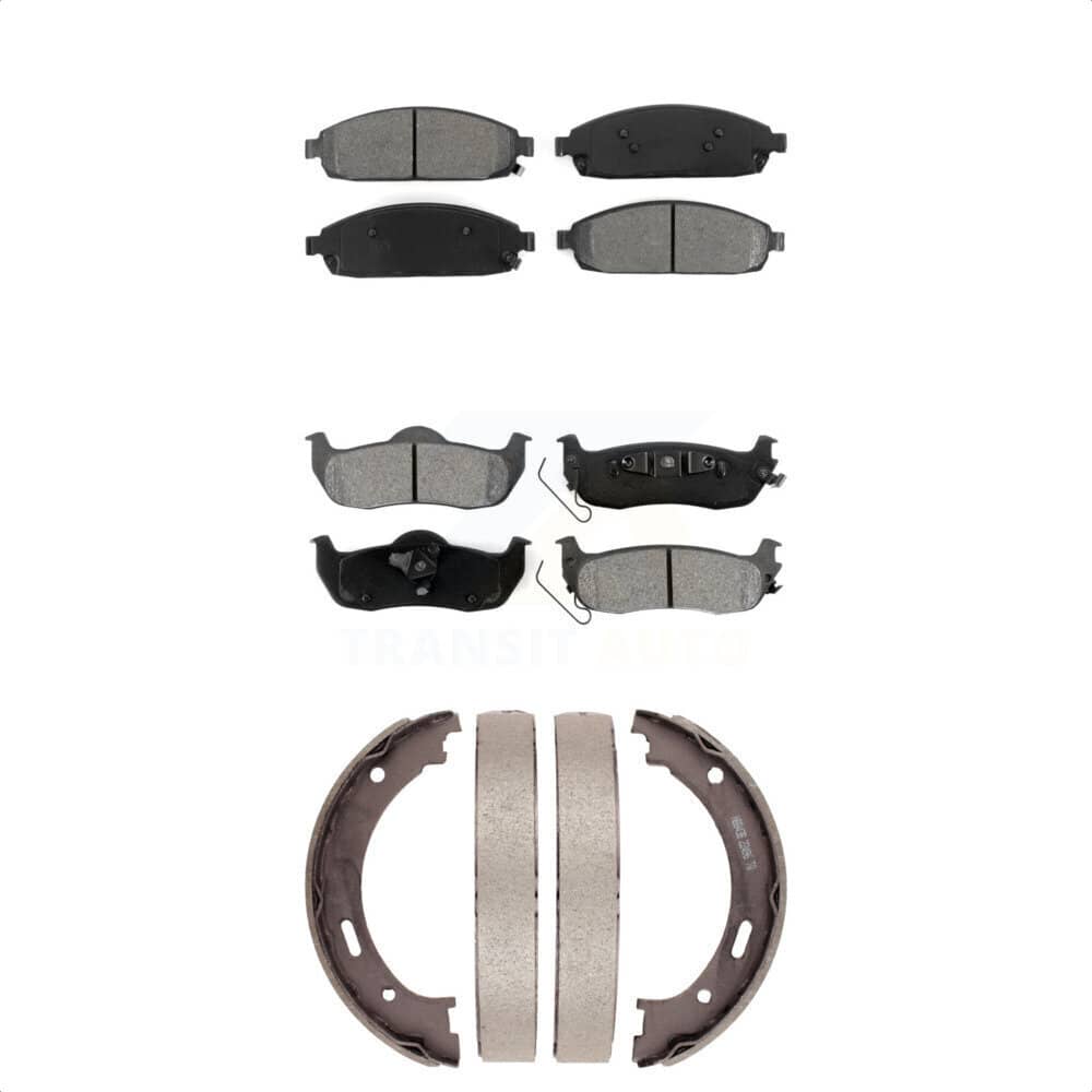 Transit Auto - KSN-100802 - Front and Rear Disc Brake Pad Kits
