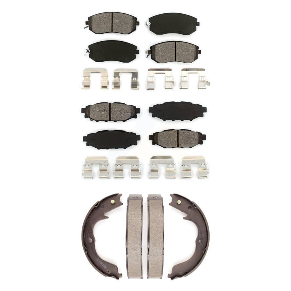 Transit Auto - KSN-100808 - Front and Rear Disc Brake Pad Kits