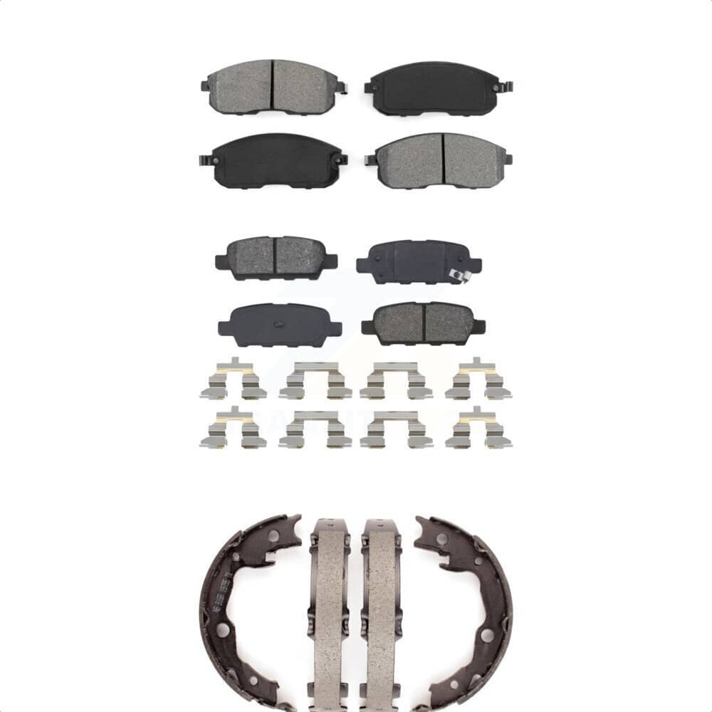 Transit Auto - KSN-100822 - Front and Rear Disc Brake Pad Kits